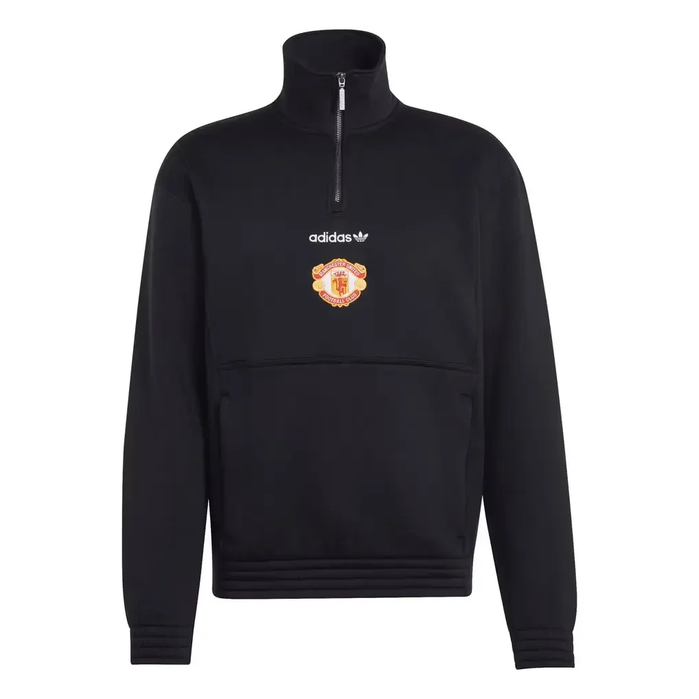 Manchester United adidas EQT Half Zip Top - Black
 £85.00 