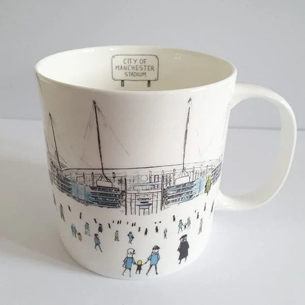 Large Bone China City of Manchester Stadium Mug
 £25.99  