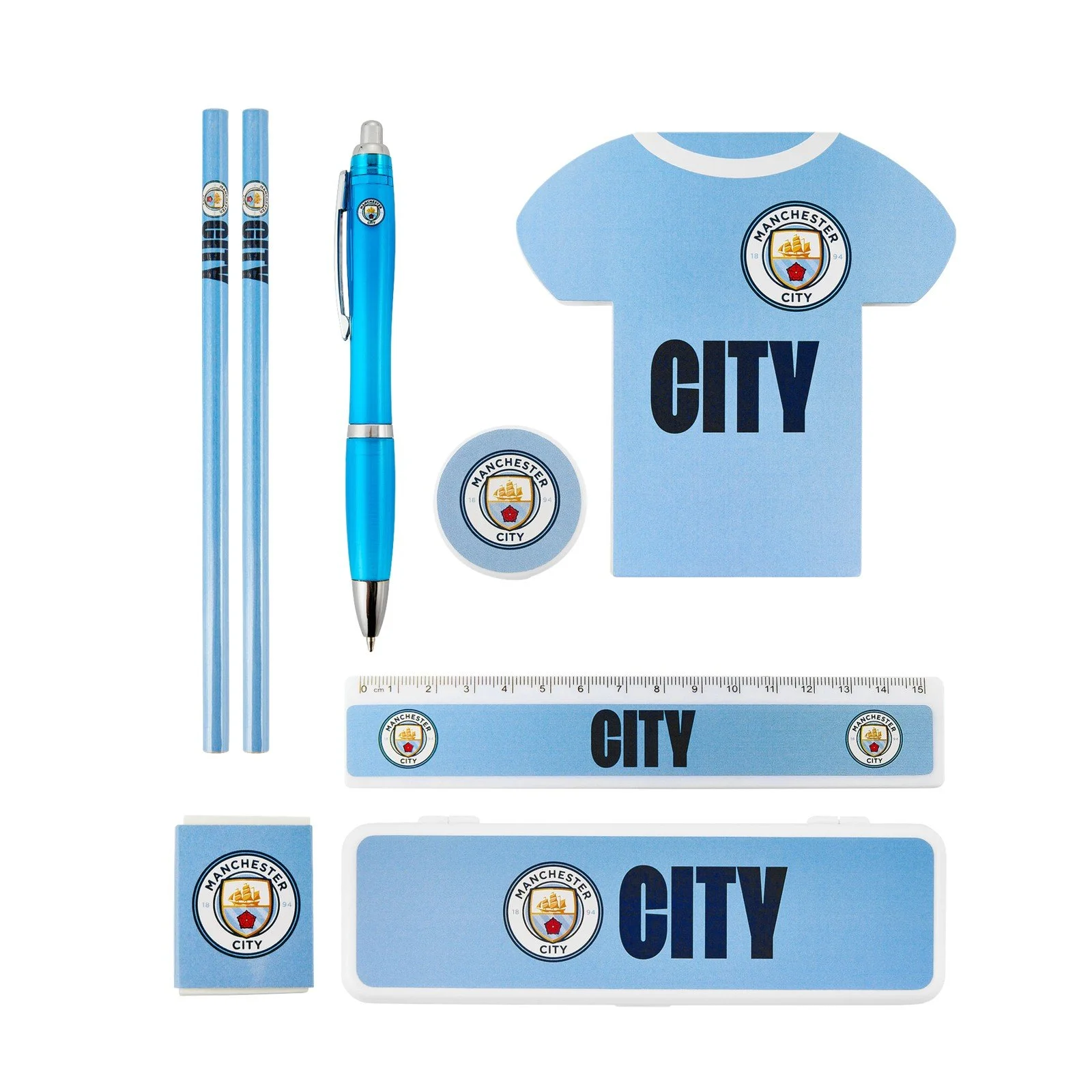 Manchester City Shirt Mega Stationary Set - £10.80