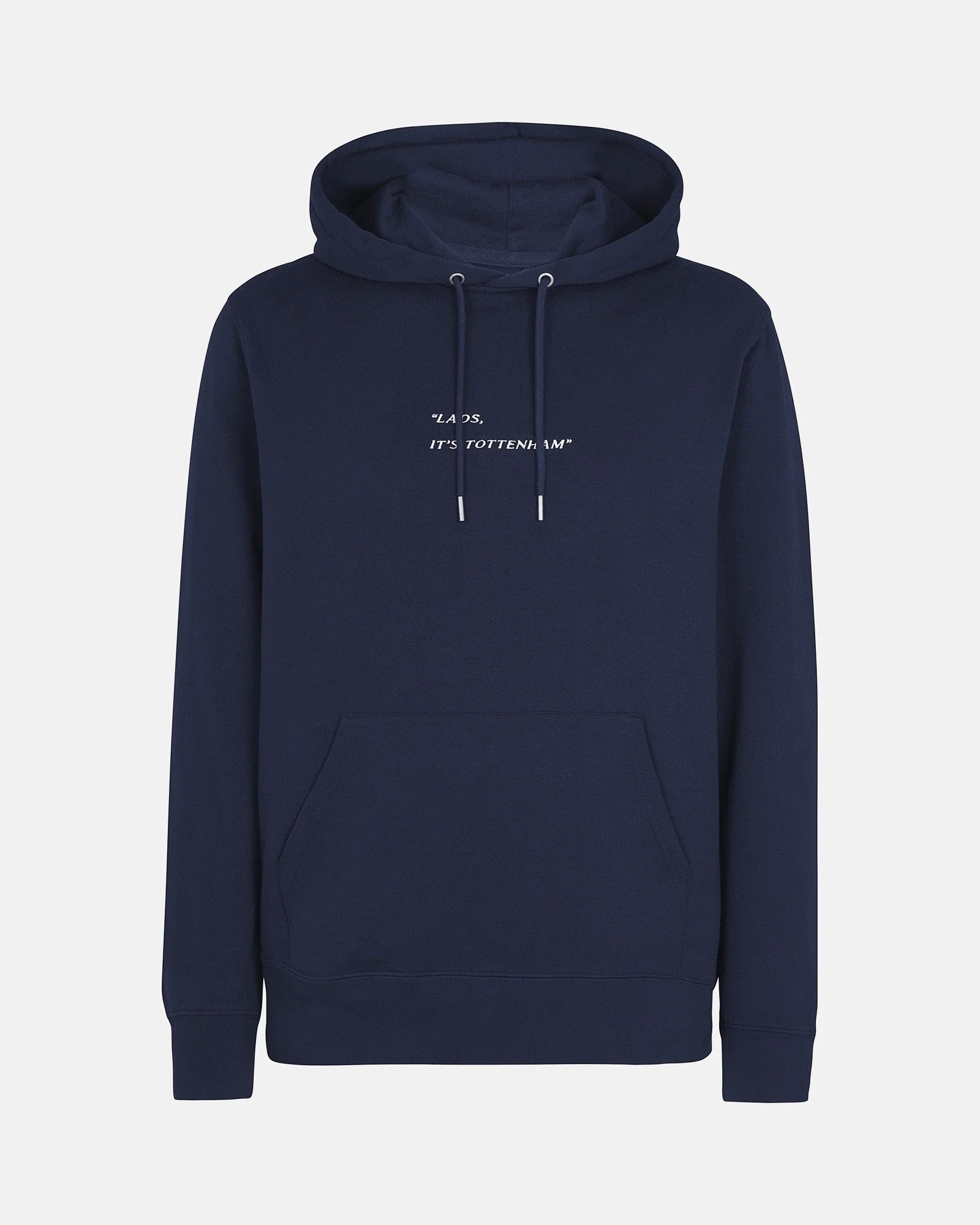 Spurs Adult 'Lads, It's Tottenham' Embroidered Navy Hoodie - £41.25