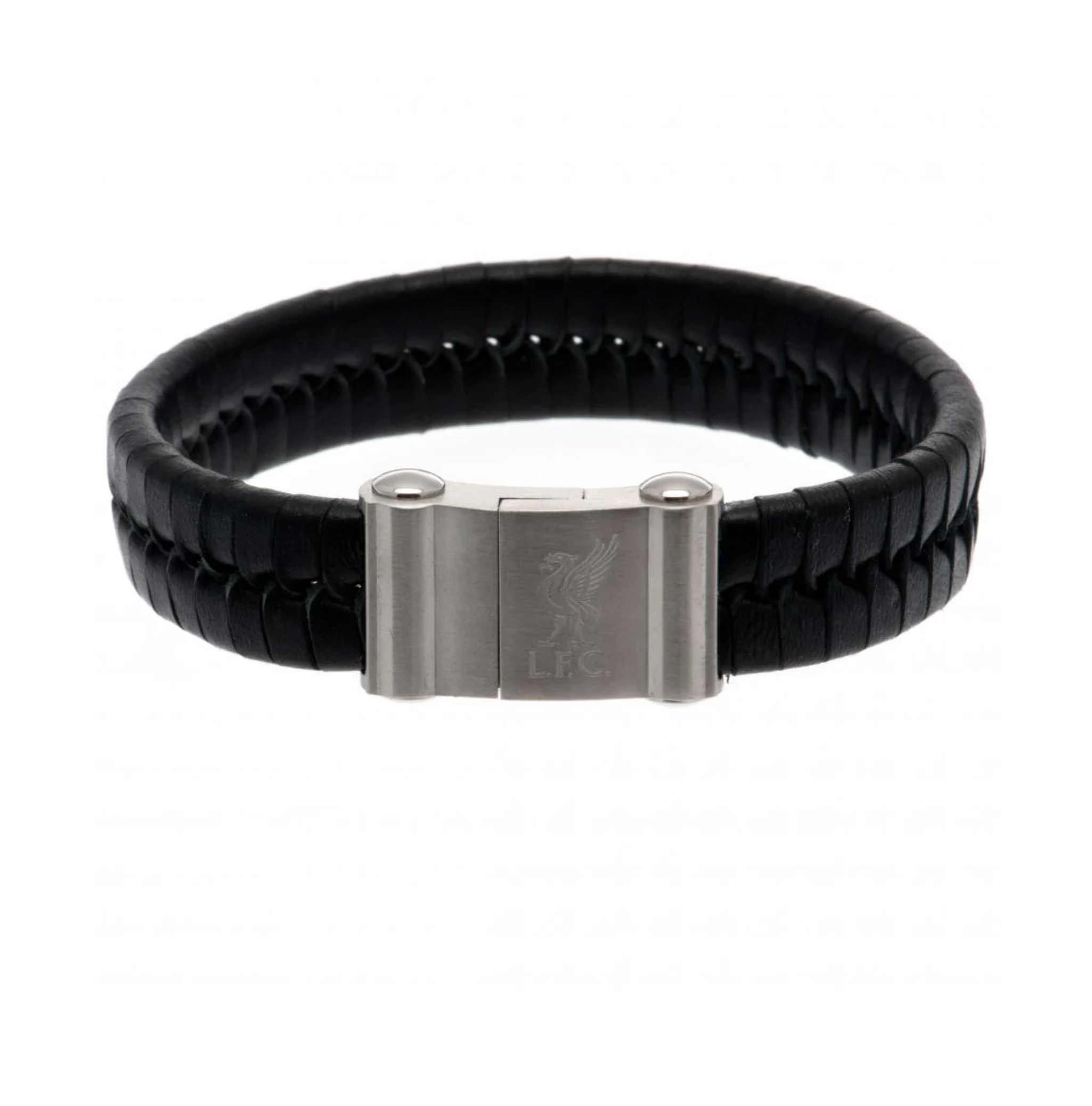 Liverpool FC Single Plait Leather Bracelet - £40.99
