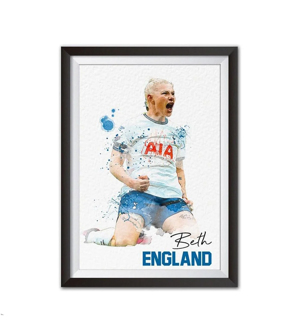 Beth England |Tottenham Hotspur FC | Unframed A4 Watercolour Style Print - £9.99 
