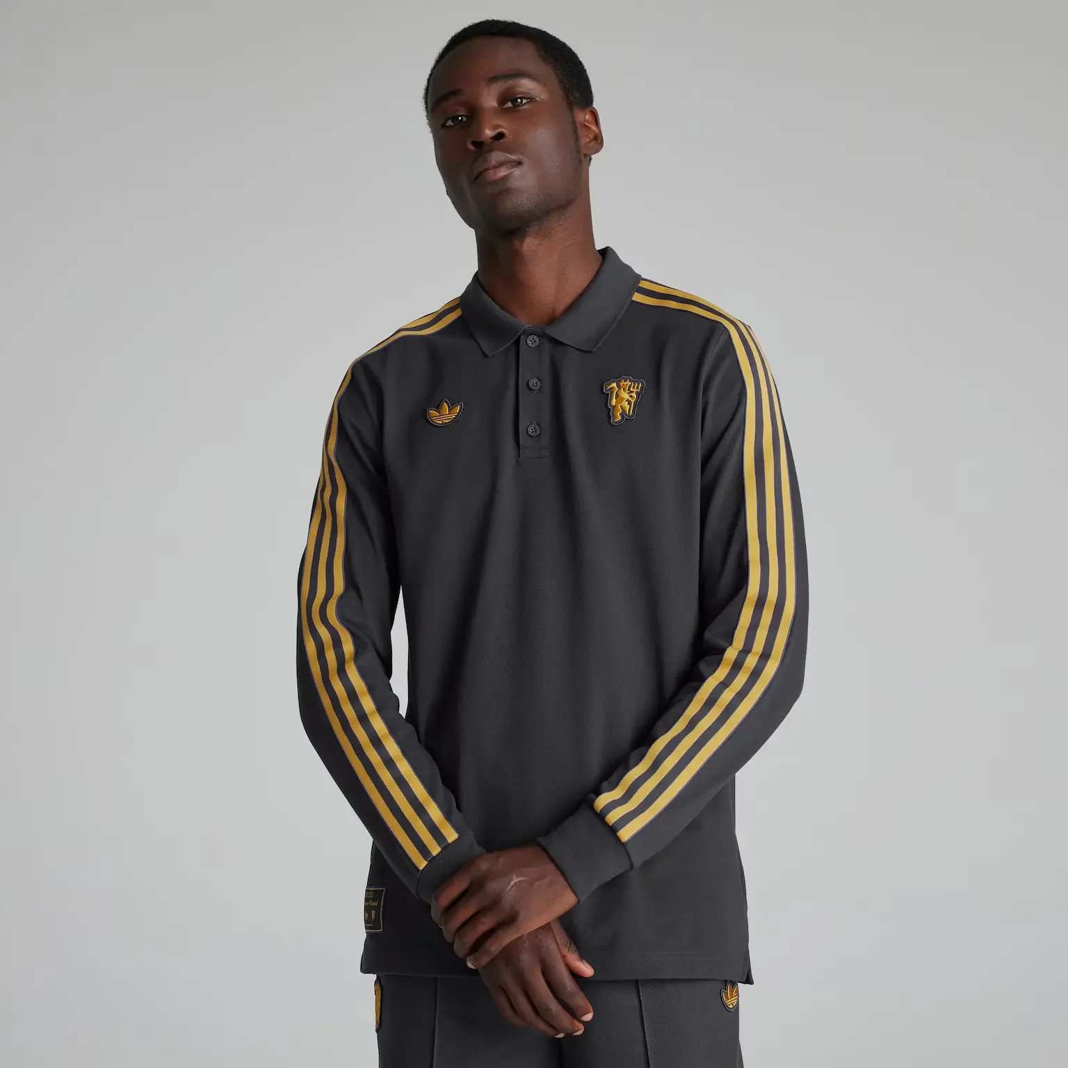 Manchester United Terrace Icons Long Sleeve Polo Shirt
 £60.00 