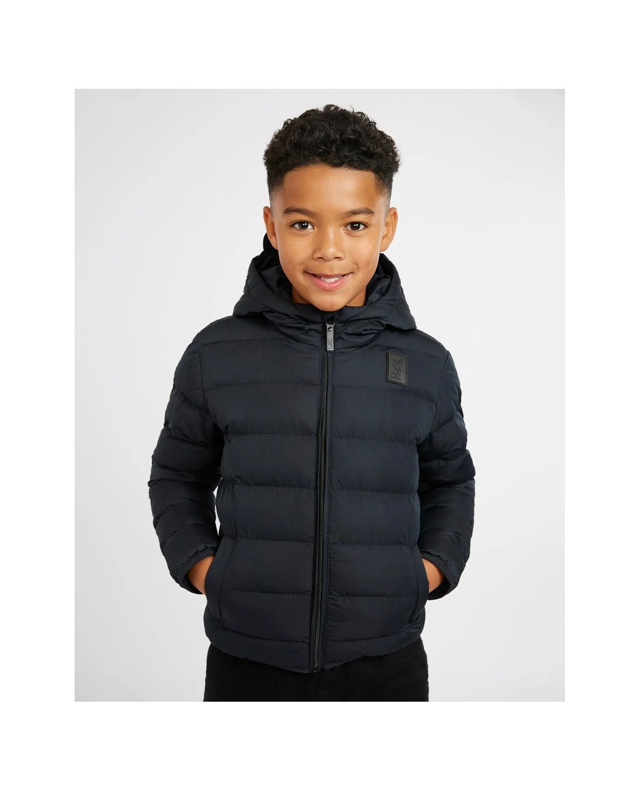 LFC Juniors Puffa Jacket Black - £55.00