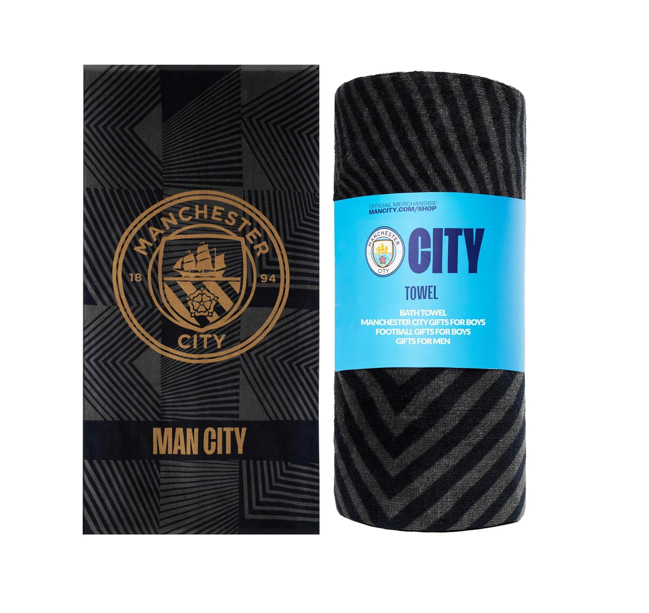 Man City FC Quick Dry Beach Bath Towel
 £14.39 