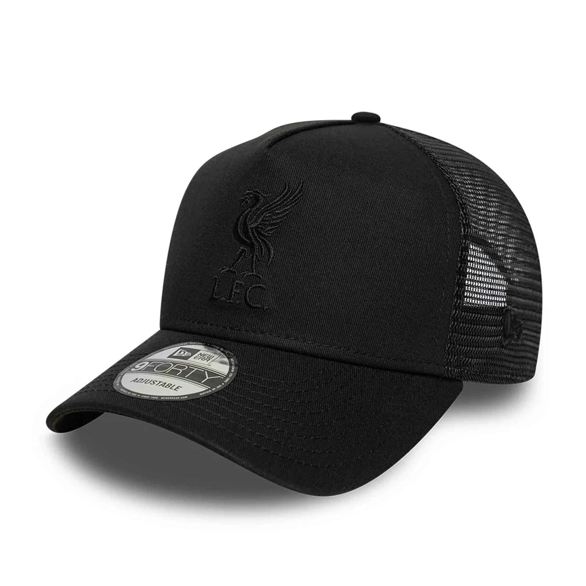 Liverpool FC Tonal Black 9FORTY A-Frame Trucker Adjustable Cap - £27.00
