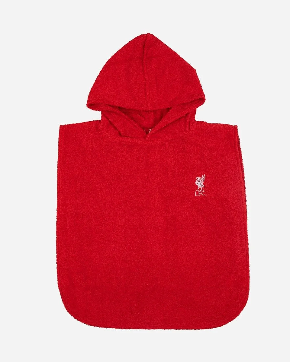 LFC Junior Red Poncho Towel - £9.00
