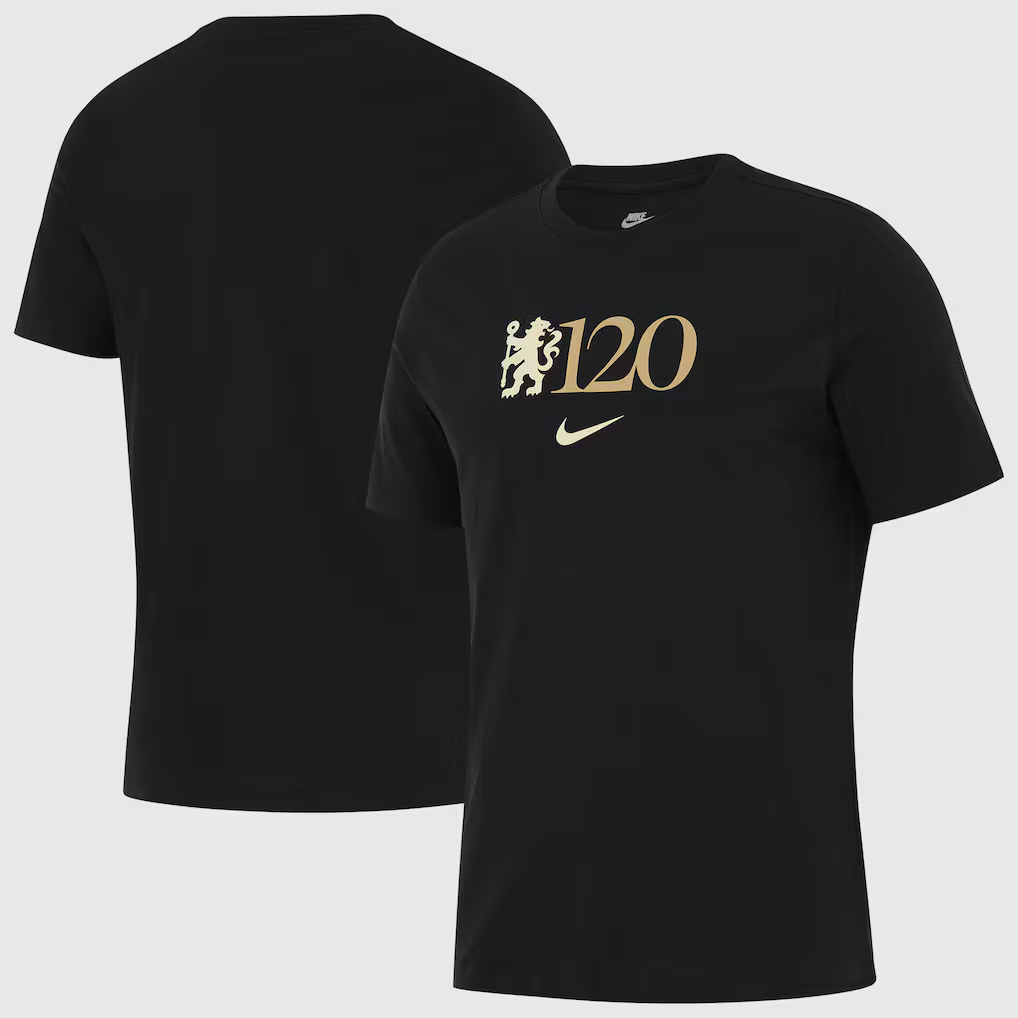 Chelsea Nike Club World Cup 120 Years Graphic T-Shirt - Black - £27.99