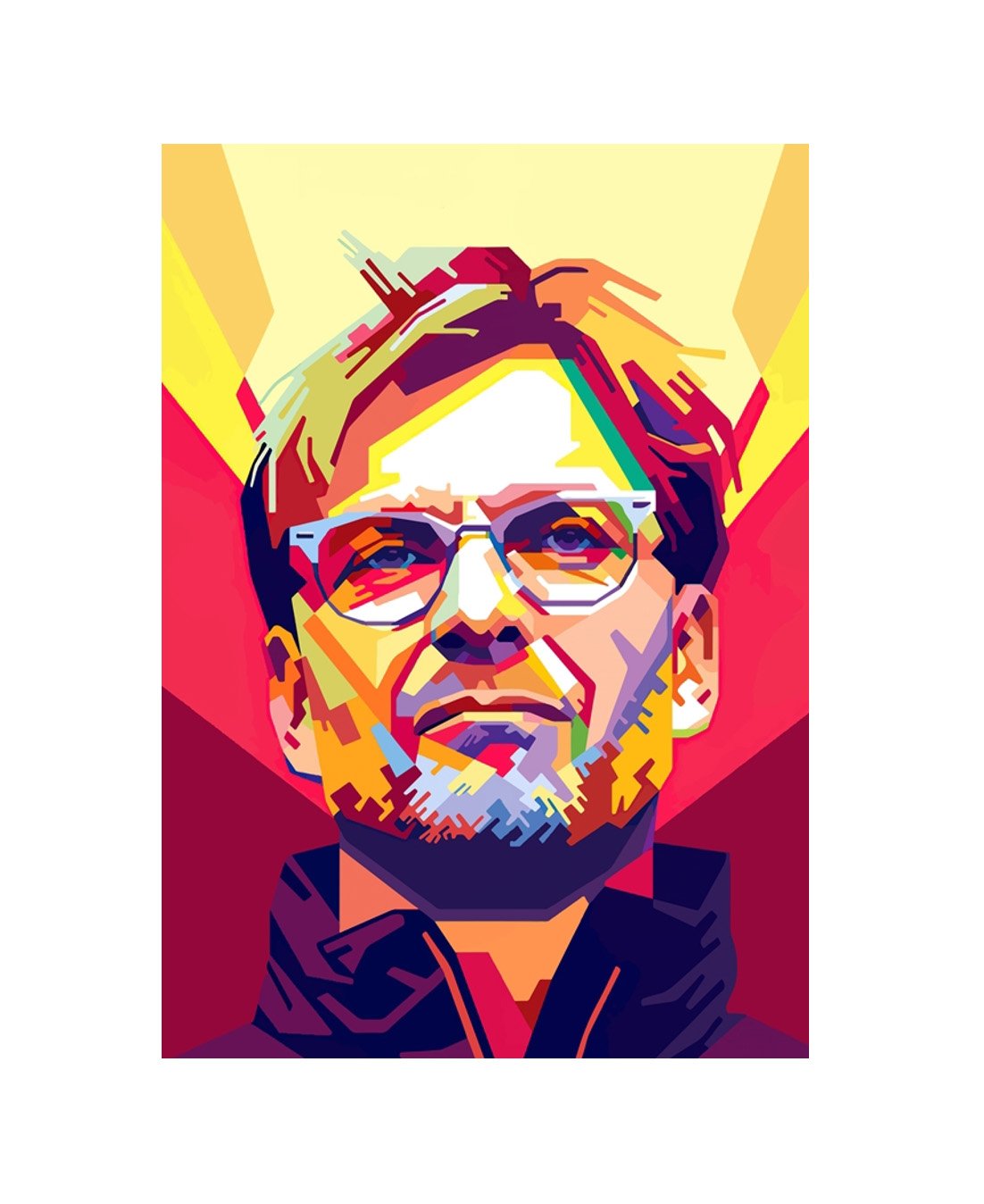 jurgen Klopp 30cm x 40cm Framed Fine Art - £121.47