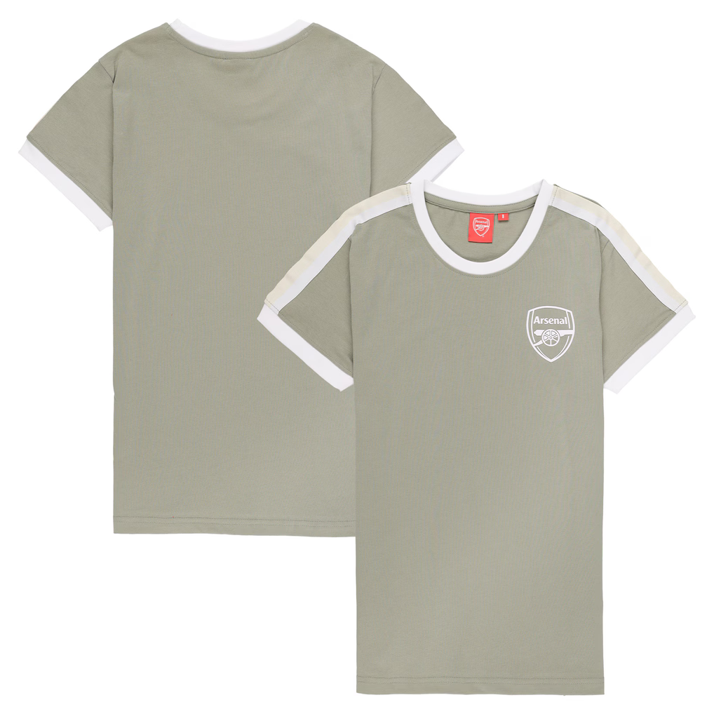 Arsenal Tape Detail T-Shirt | Seagrass | Women's - £50.00