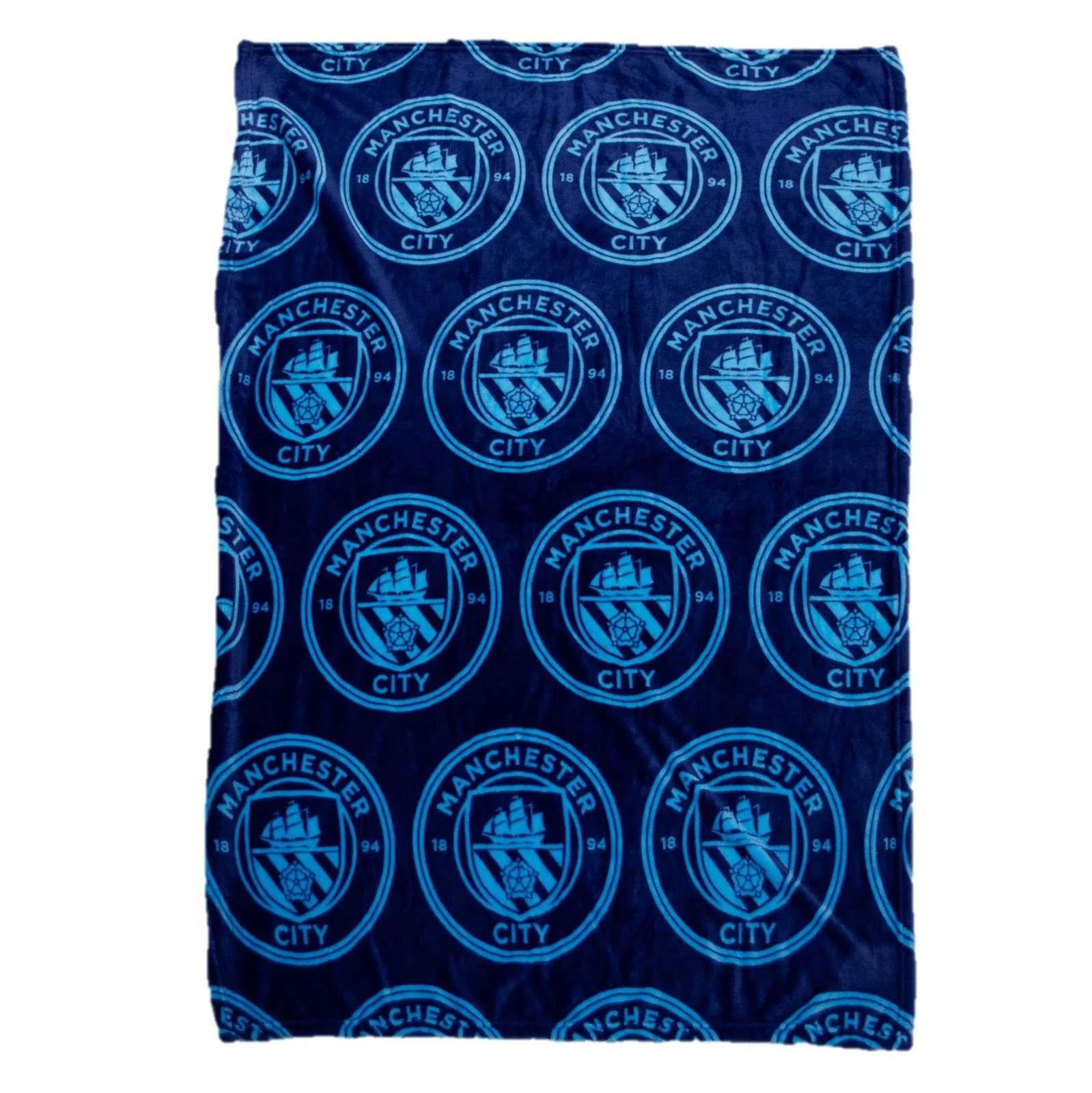 Manchester City Mono Crest Fleece Blanket - £15.00