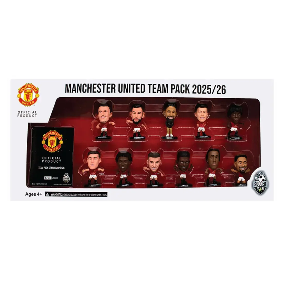 Manchester United FC Season 25-26 SoccerStarz Football Figurine Set
 £74.00 