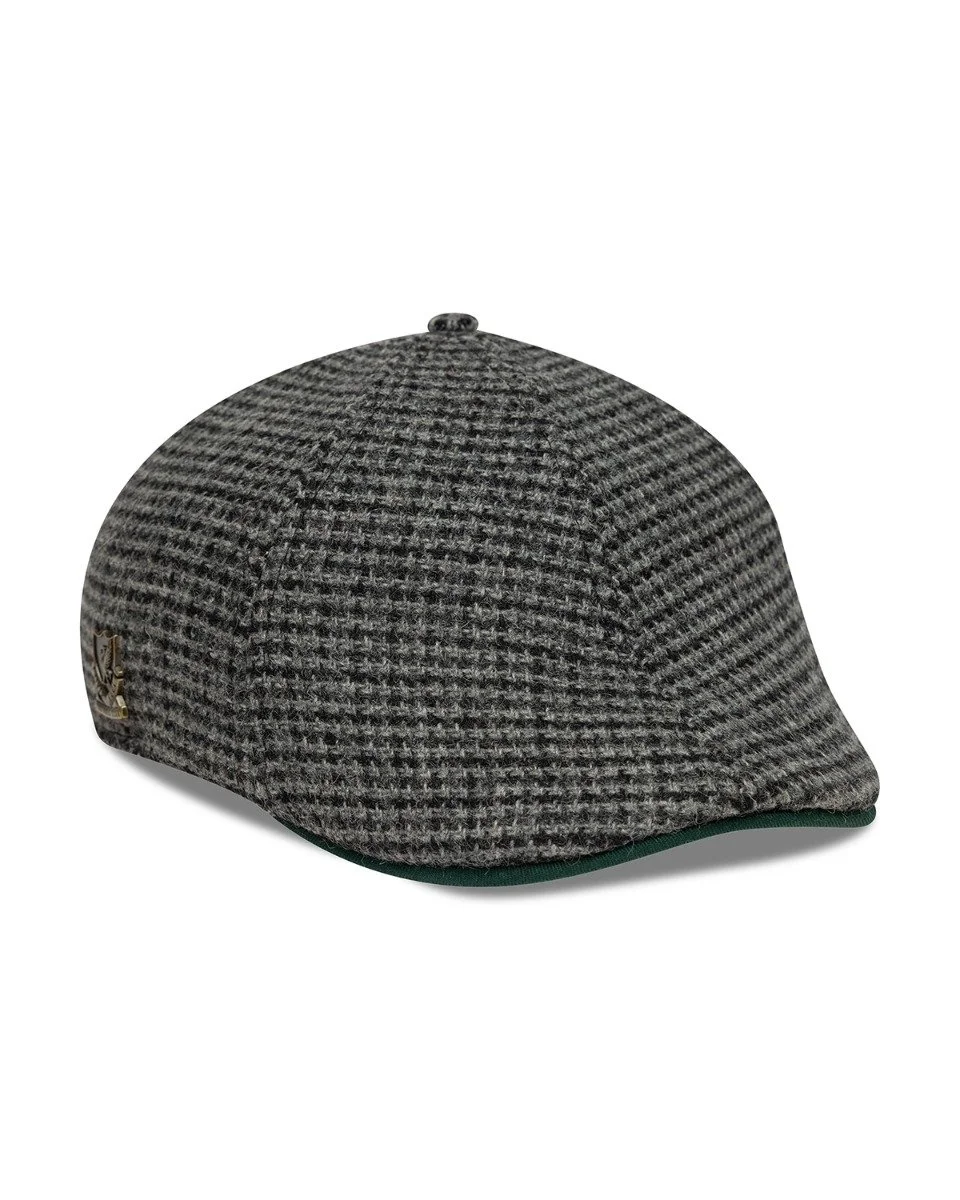 Liverpool New Era DUCKBIL Tweed Cap Grey & Black - £35.00
