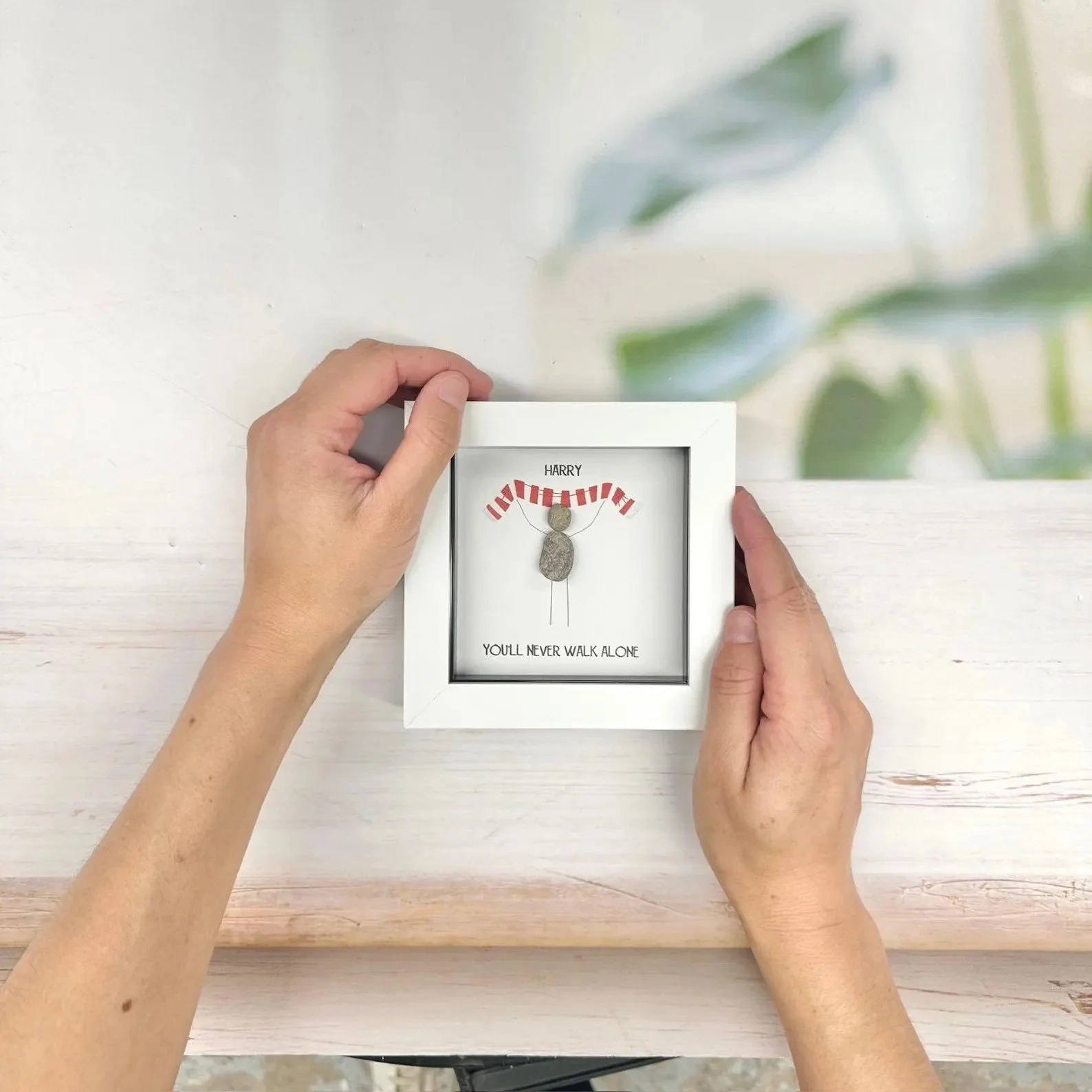  Personalised Liverpool FC Football Pebble Picture - £16.95