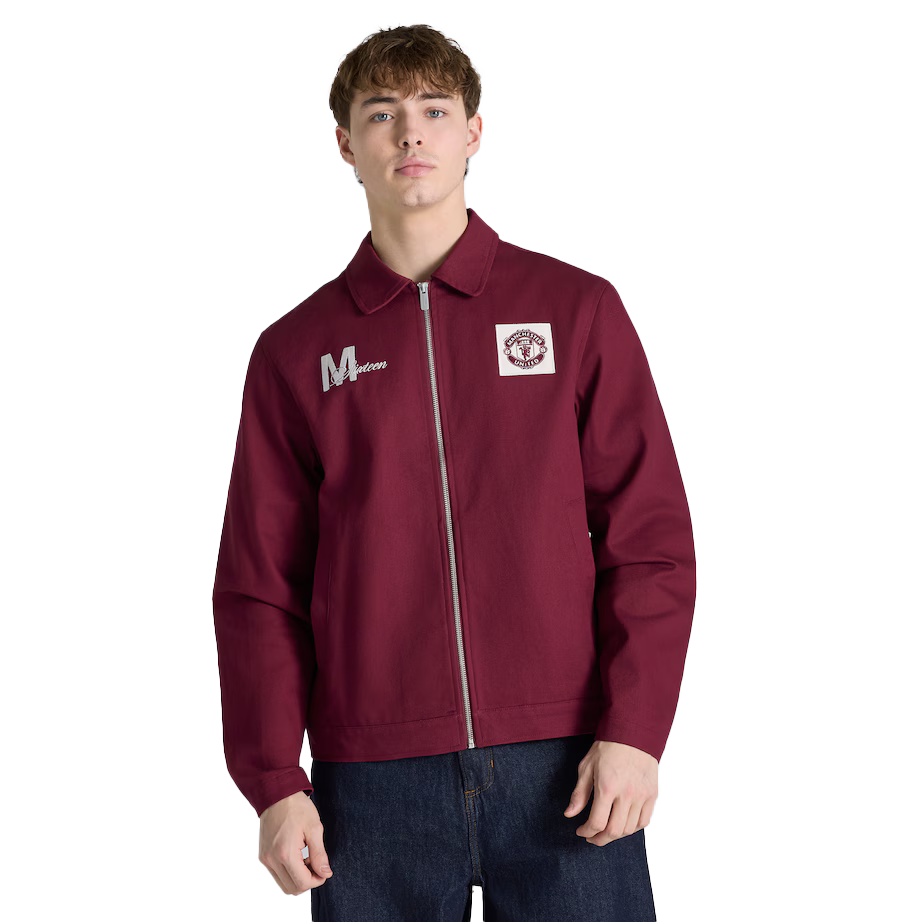 Manchester United Theatre of Dreams Field Jacket Burgundy - £75.00