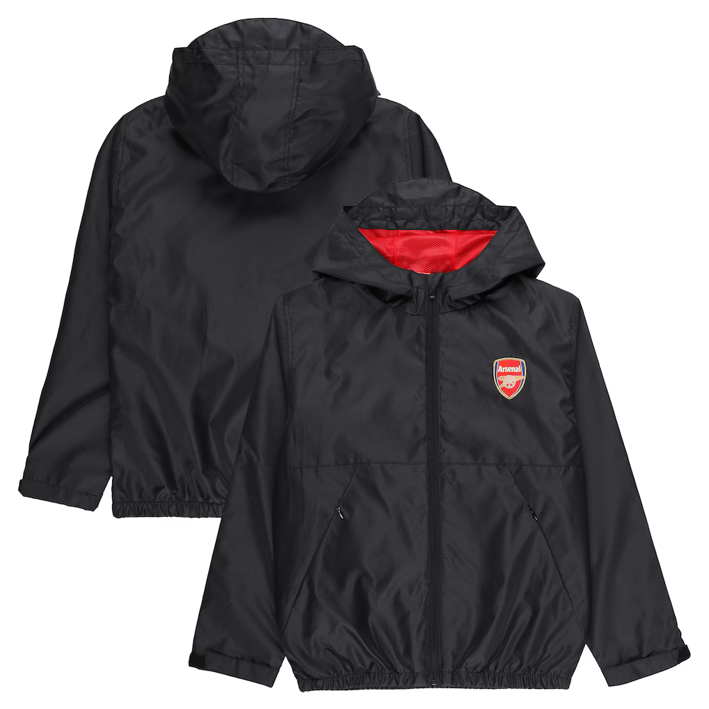 Arsenal Core Shower Jacket | Black | Kids - £45.00