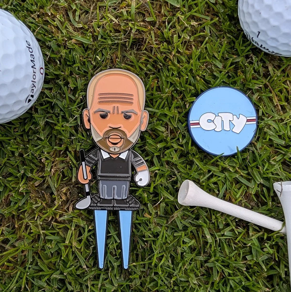 Manchester City Pep Guardiola  Golf Divot Tool & Ball Marker