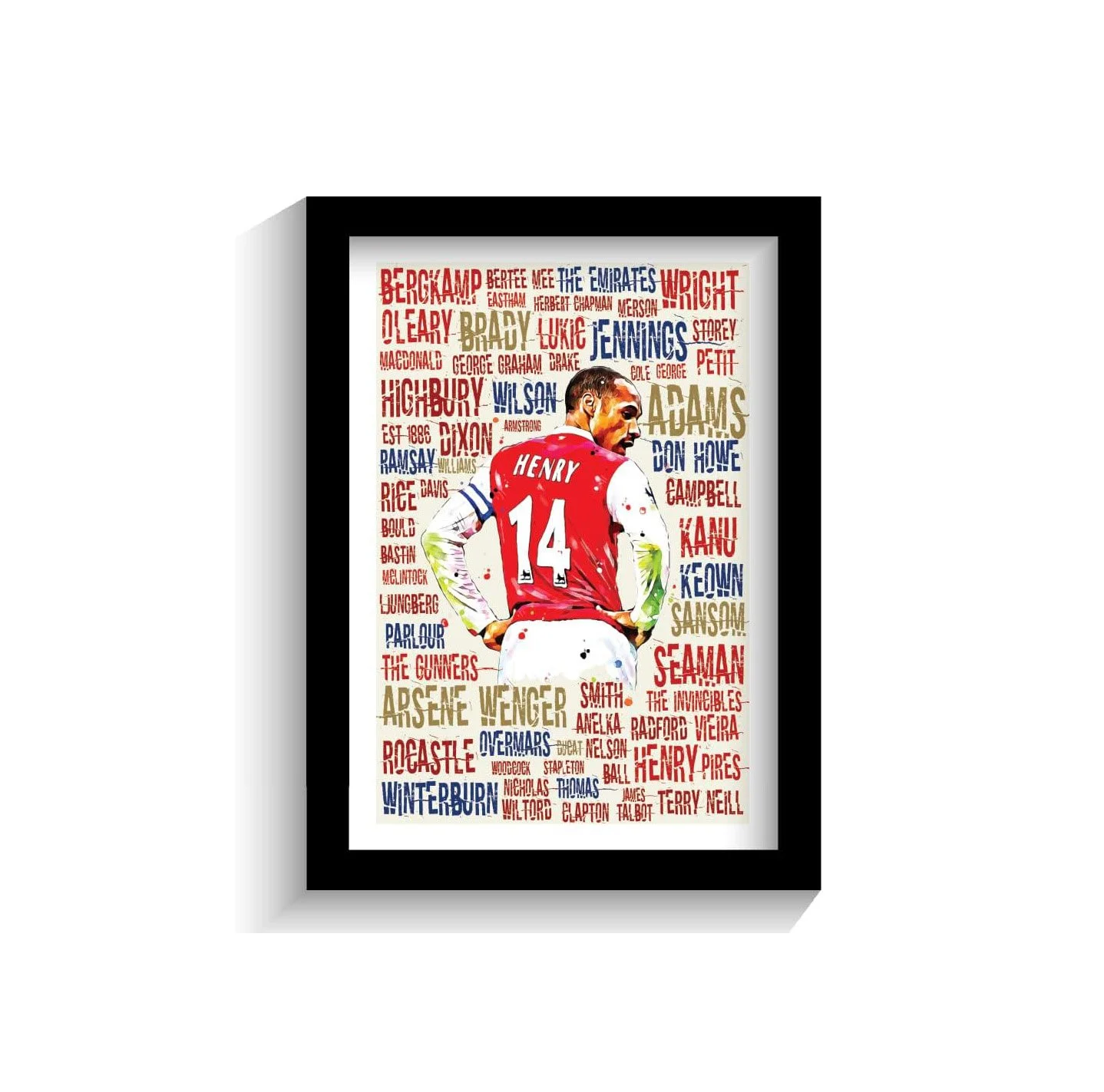 Arsenal FC - Arsenal Players Framed Art Print - £19.99