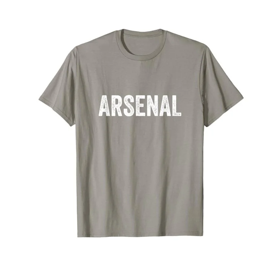 Everyday Arsenal Distressed Design T-Shirt Slate - £14.95