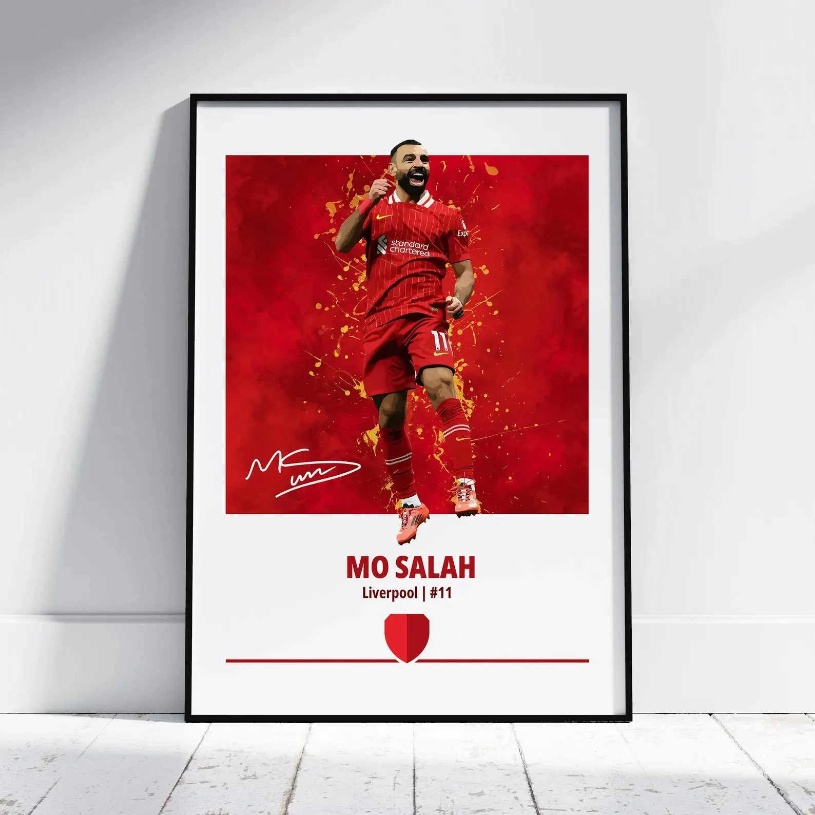 Mo Salah Football A4 Wall Art - £14.95  