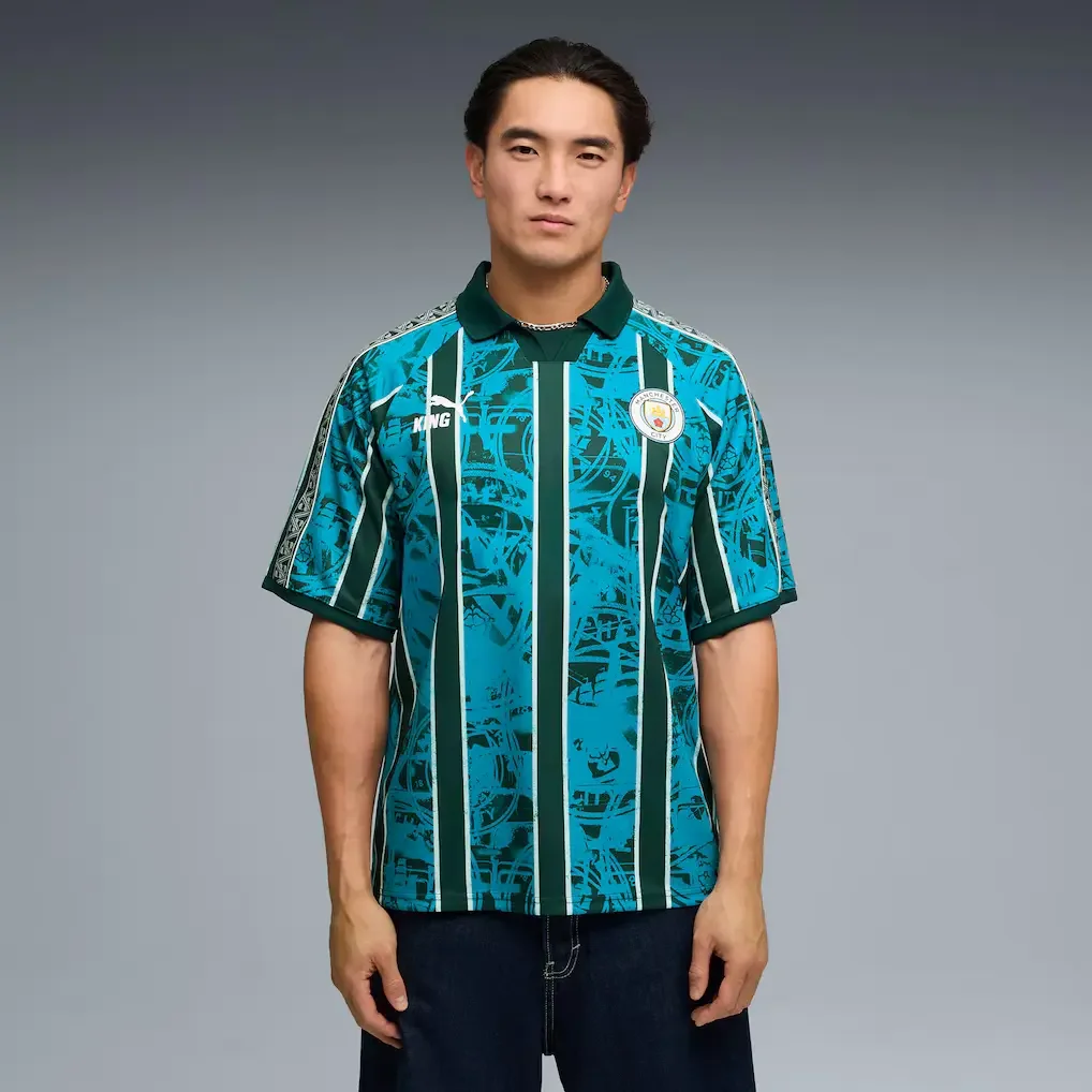 Manchester City PUMA KING Retro Shirt - Blue - £65.00