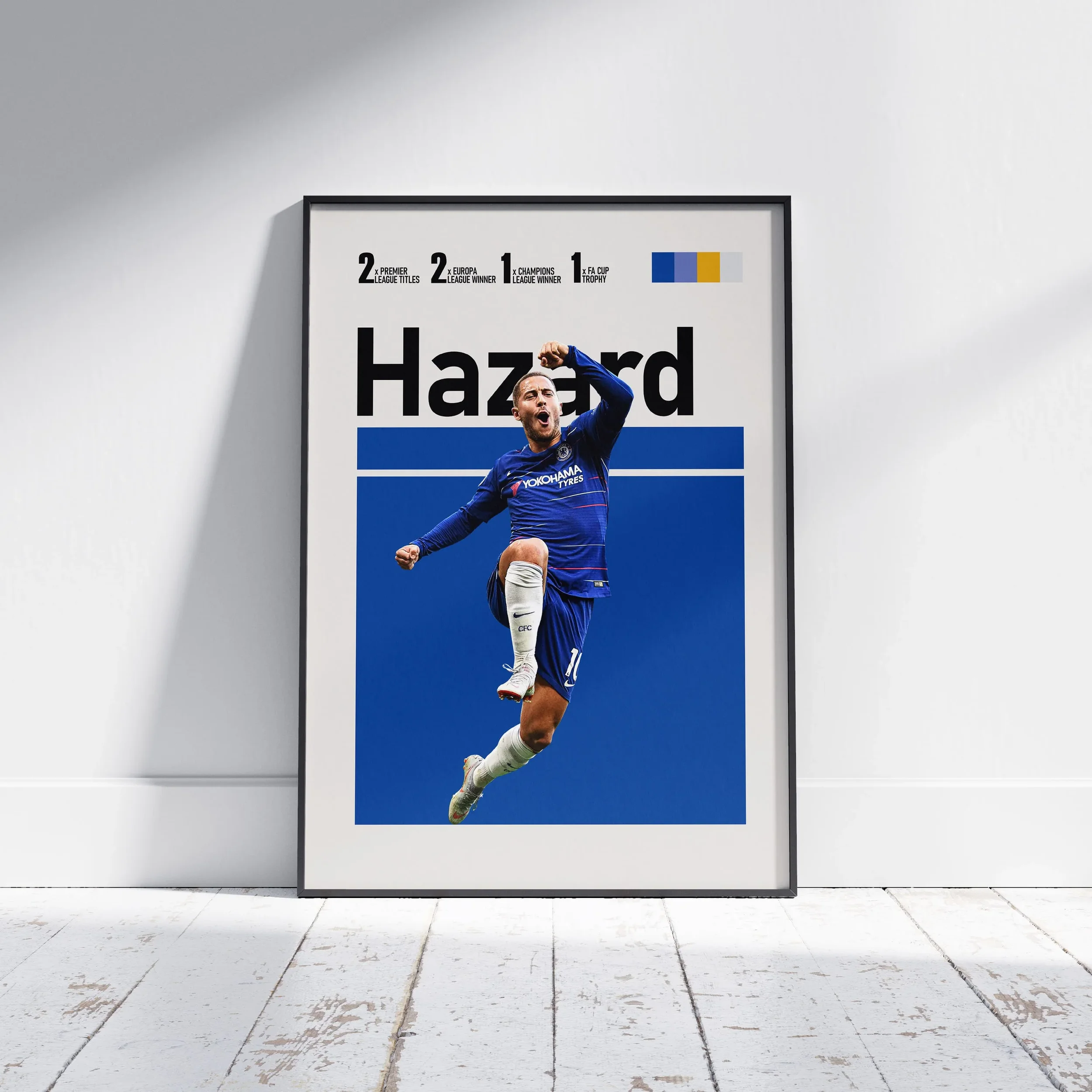 Eden Hazard Chelsea FC Football Poster A4 Print - £20.99