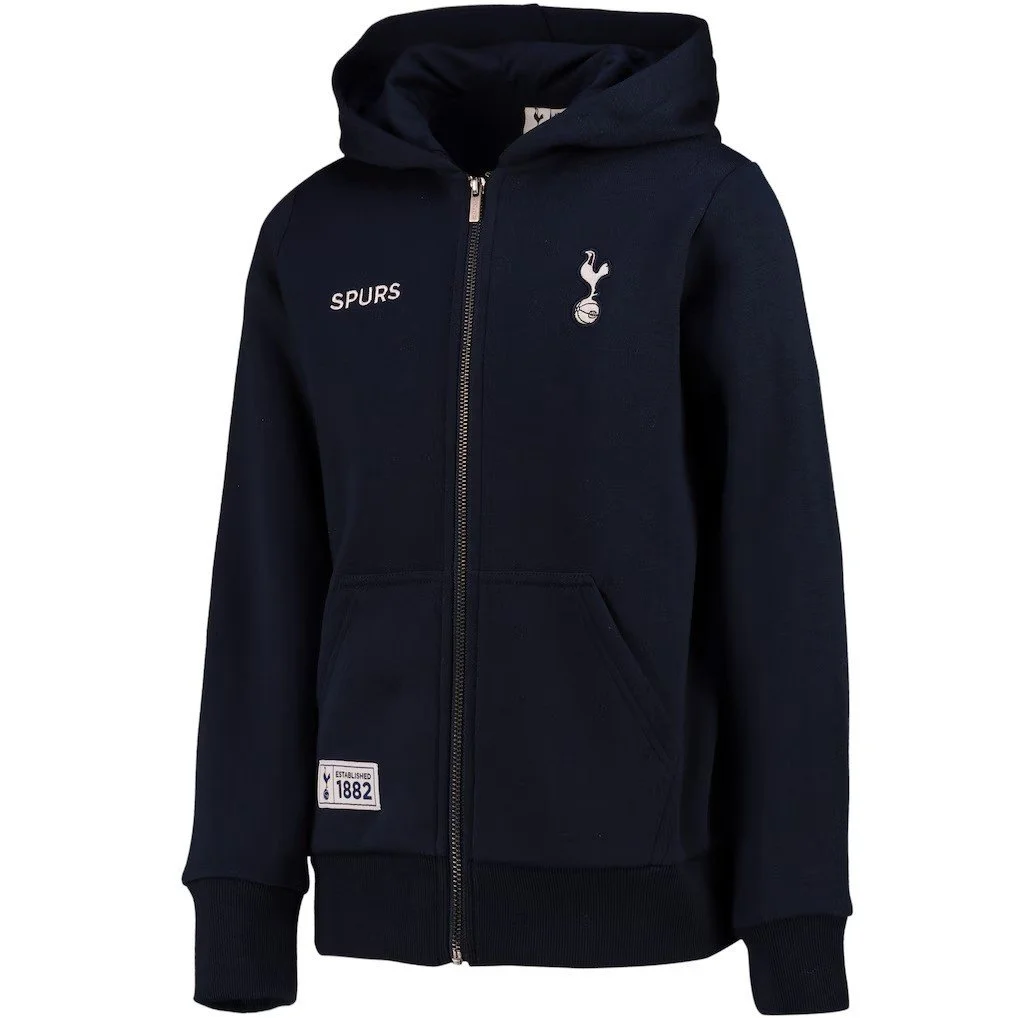 Tottenham Hotspur Zip Thru Hoodie | Navy | Kids - £35.00