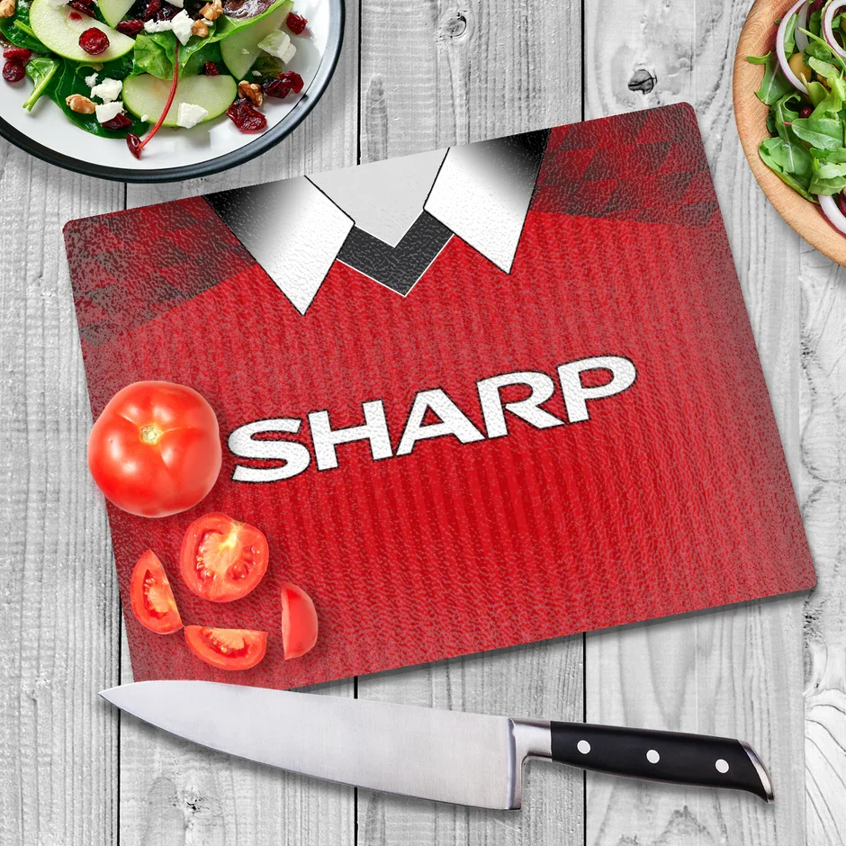 Manchester United Glass Chopping Board | 1996 Home - £17.95