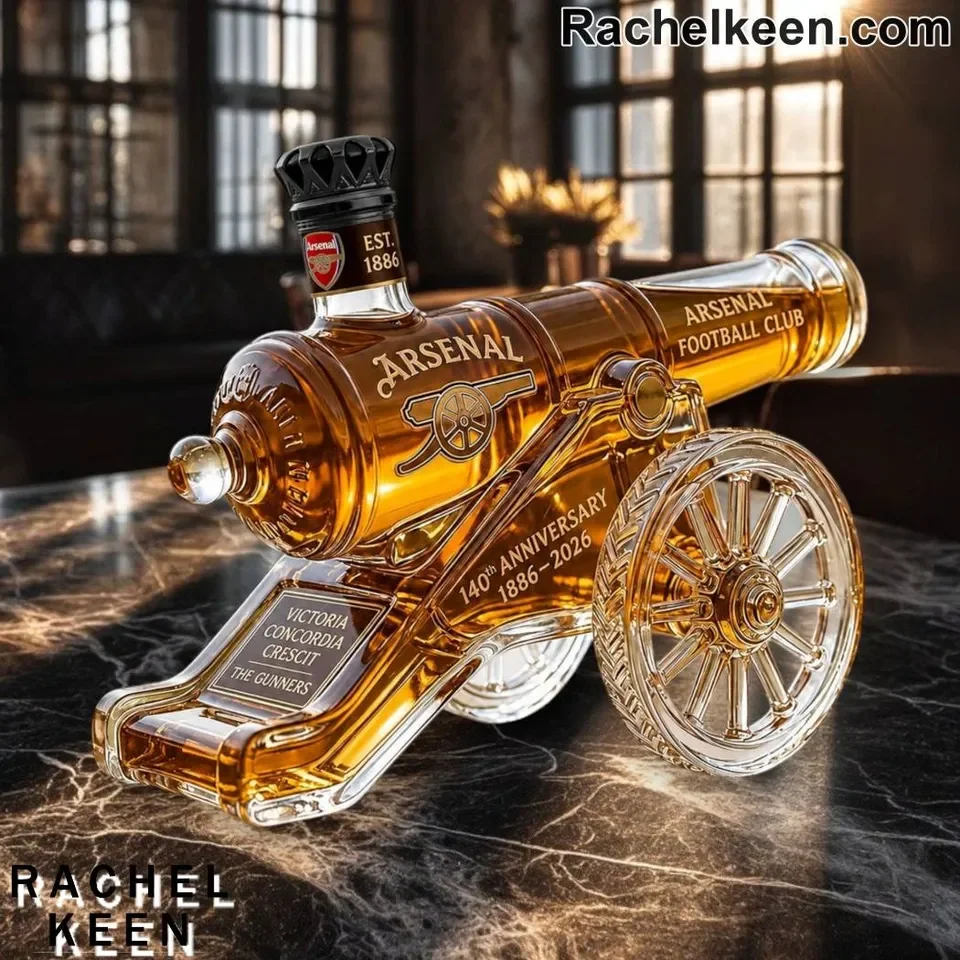 Arsenal FC 140th Anniversary Cannon The Gunners Whiskey Bottle 
 £47.50 