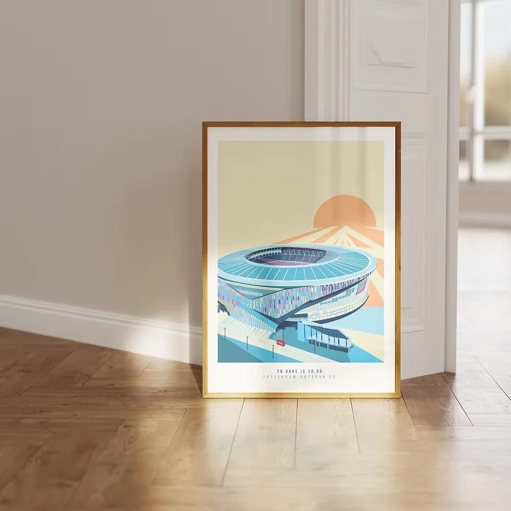 Tottenham Hotspur Stadium | A3 Matte Art Print - £26.00
