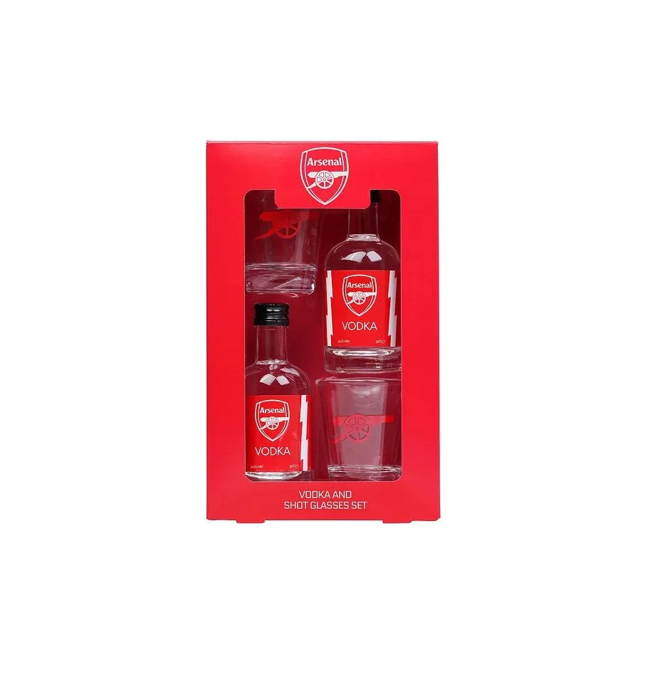 Arsenal FC Vodka Shot & Glasses Set
 £16.99 