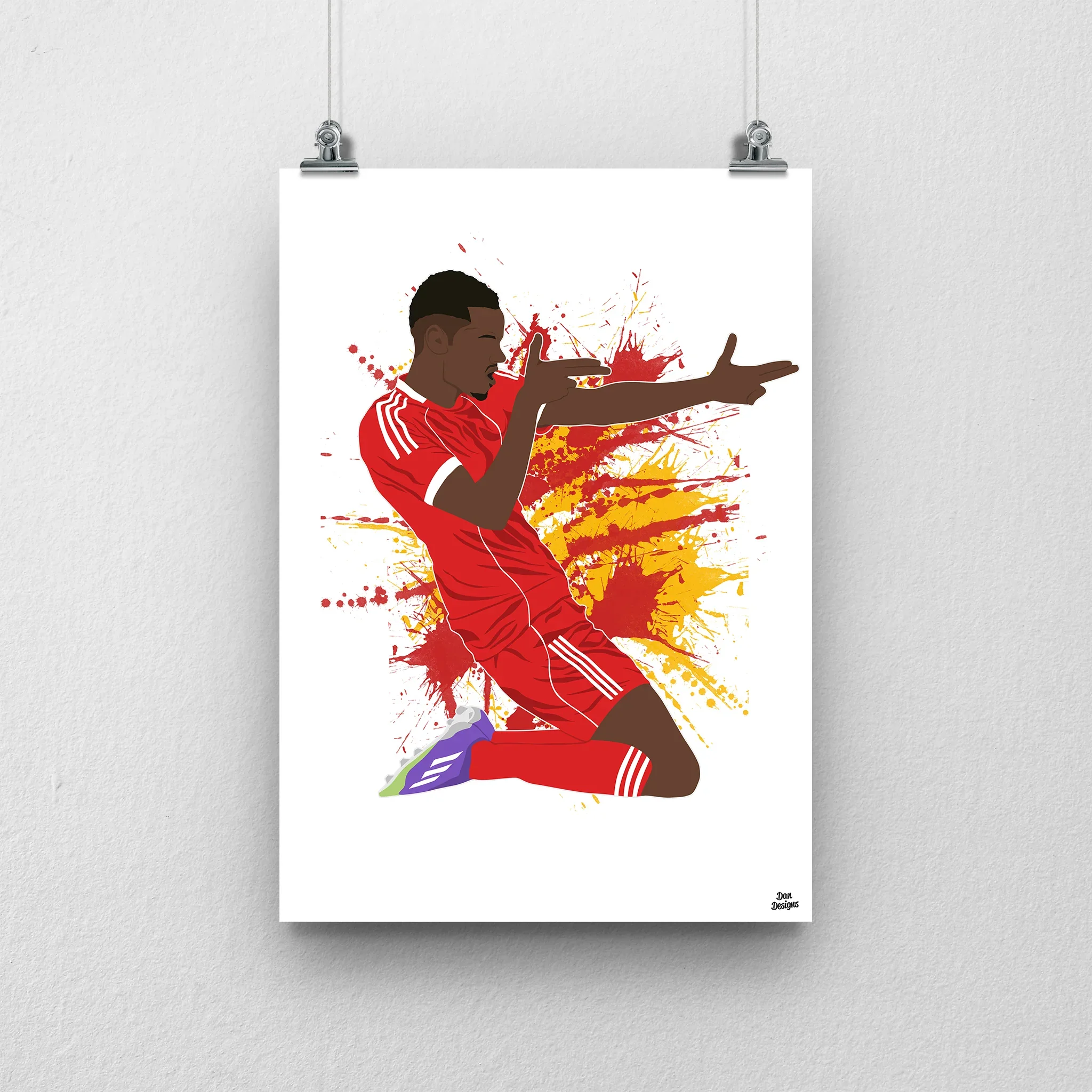 Alexander Isak Print | Liverpool Football Poster A5 - £10.00 
