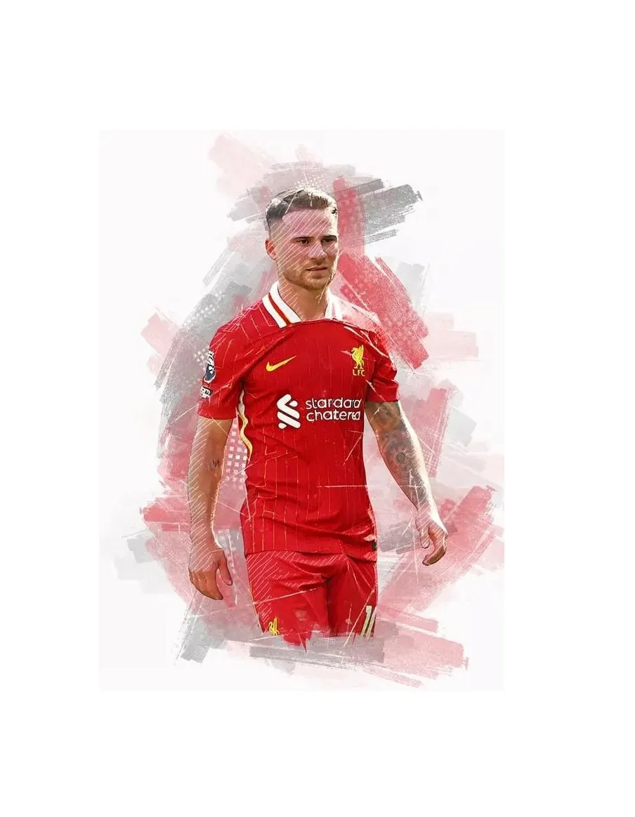 Alexis Mac Allister Liverpool FC Premium Poster Print 50cm x 70cm
 £23.92 