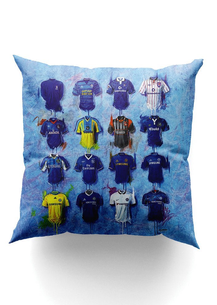 Chelsea Shirts Cushion Terry Kneeshaw Art
 £44.99 