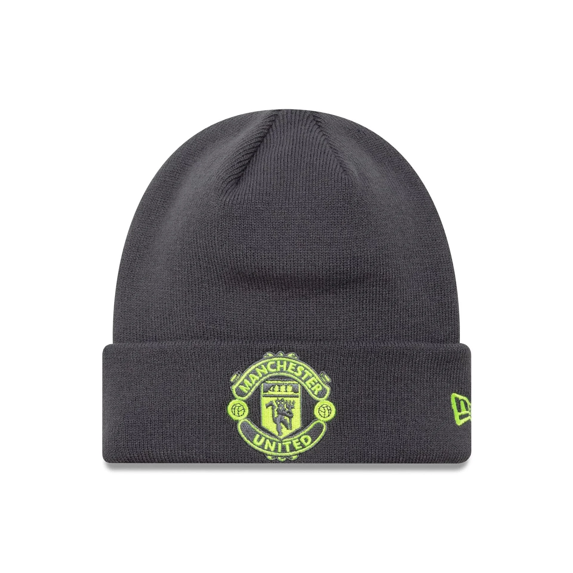 Manchester United FC Seasonal Dark Grey Cuff Knit Beanie Hat - £26.00