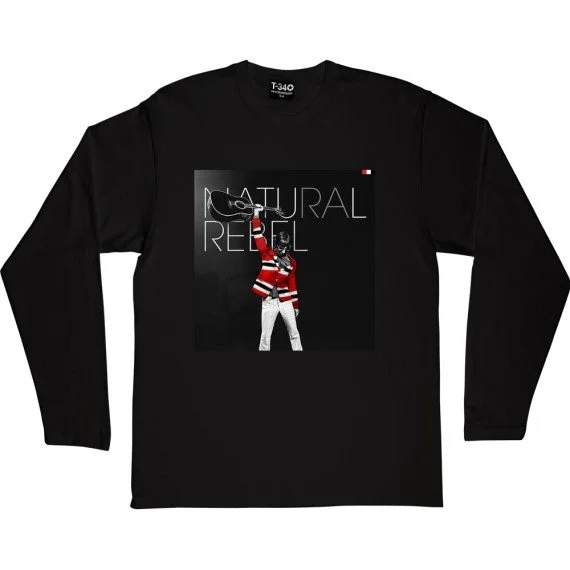 Richard Ashcroft: Red, White and Black Long Sleeved T-Shirt | Manchester United - £24.99
