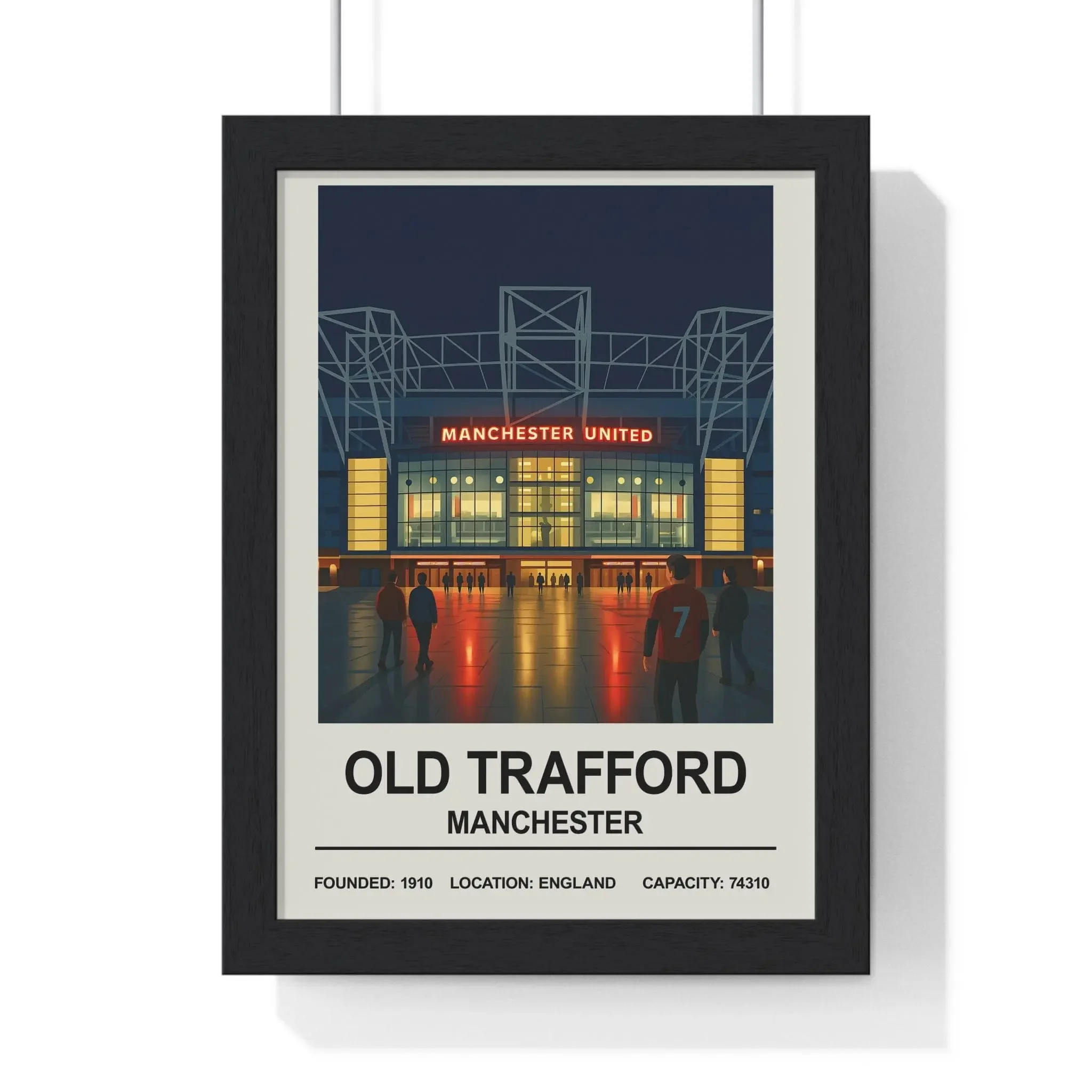 Manchester Old Trafford Print A3 Framed - £34.99