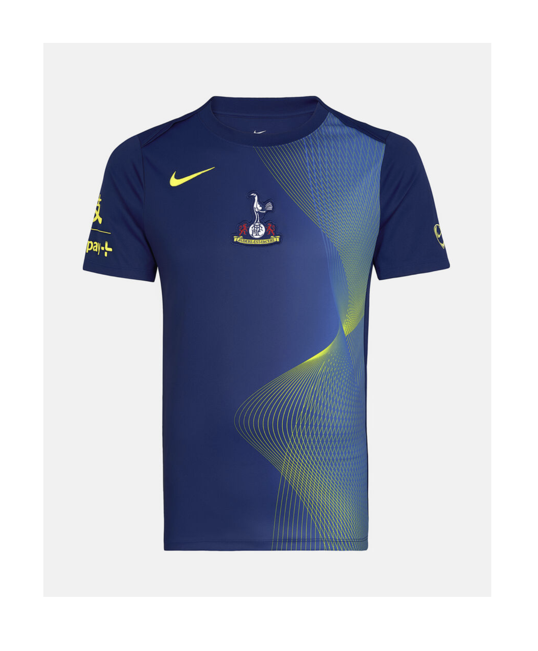 Spurs Nike Mens Blue Third Warm Up T-Shirt 2025/26 - £60.00