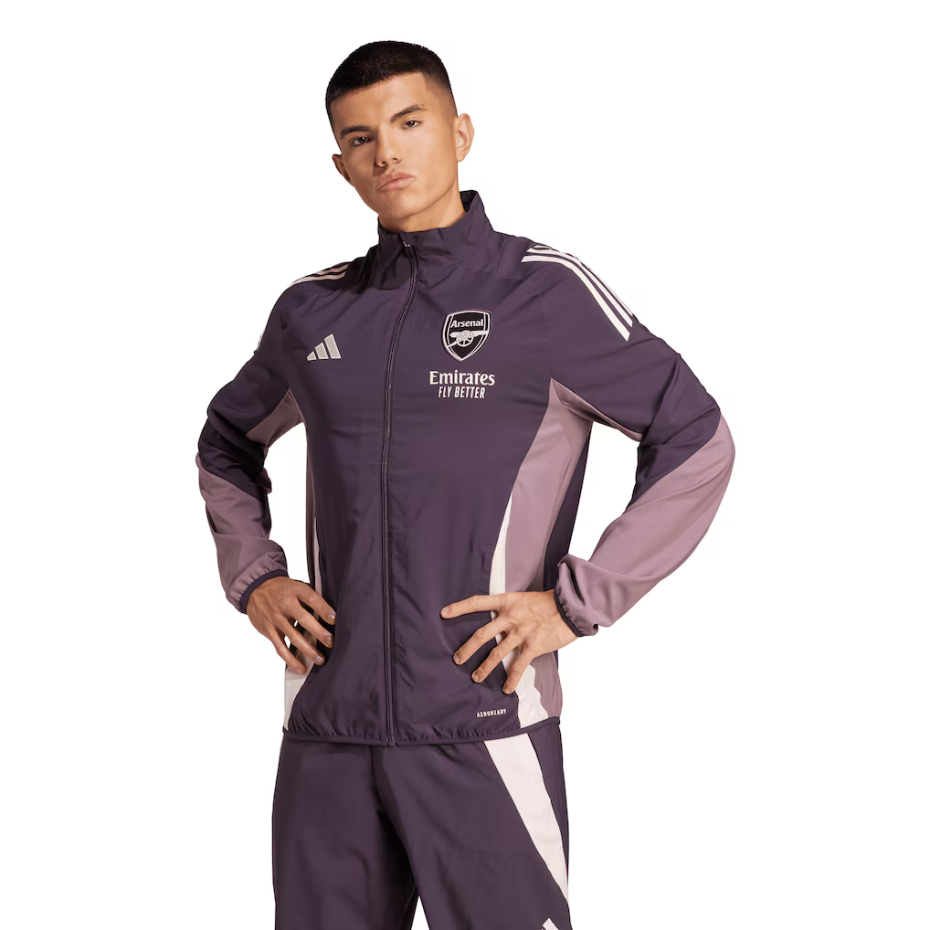 Arsenal adidas Presentation Jacket | Black - £75.00
