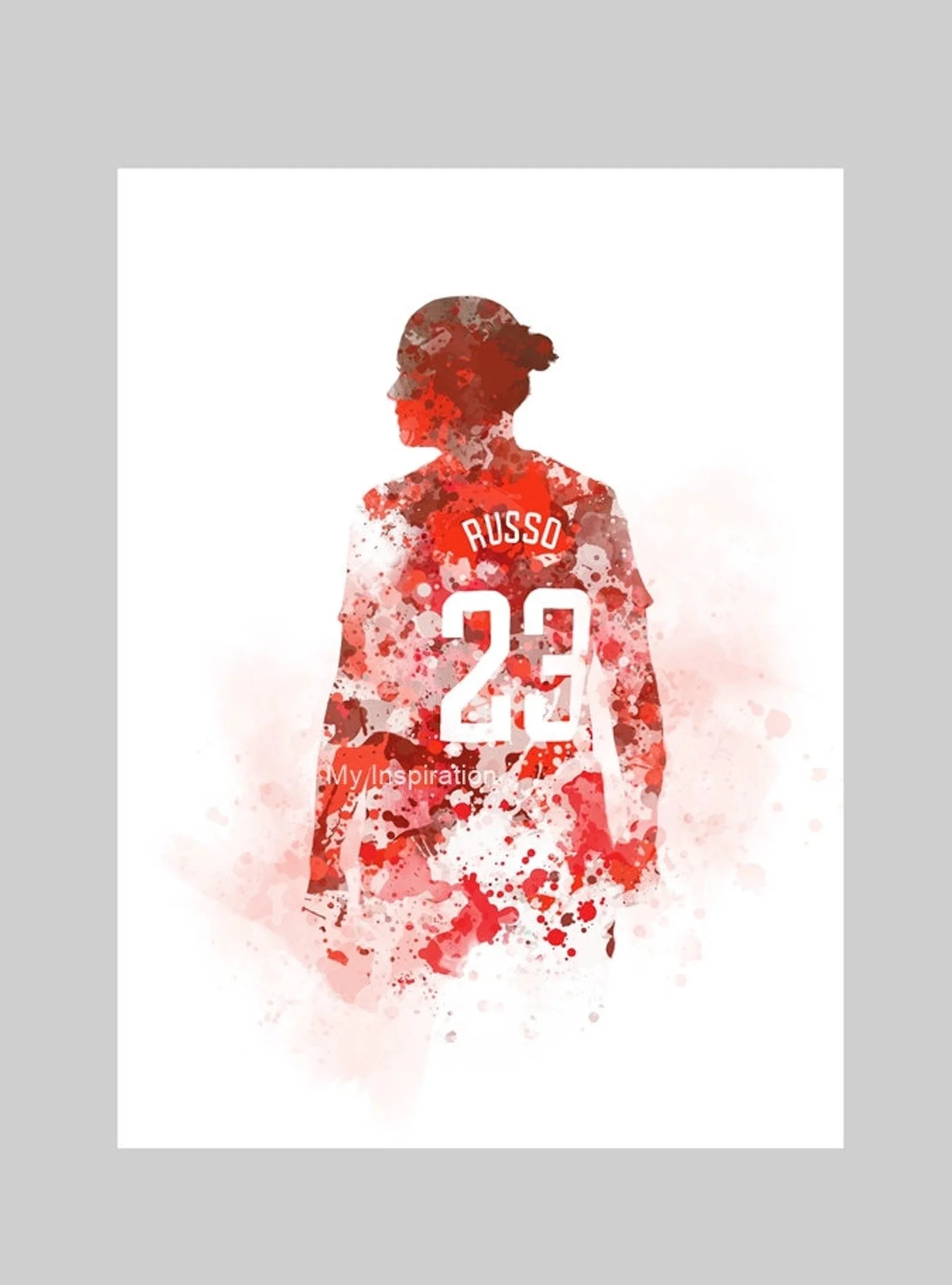 Alessia Russo ART PRINT Arsenal Football - £8.93