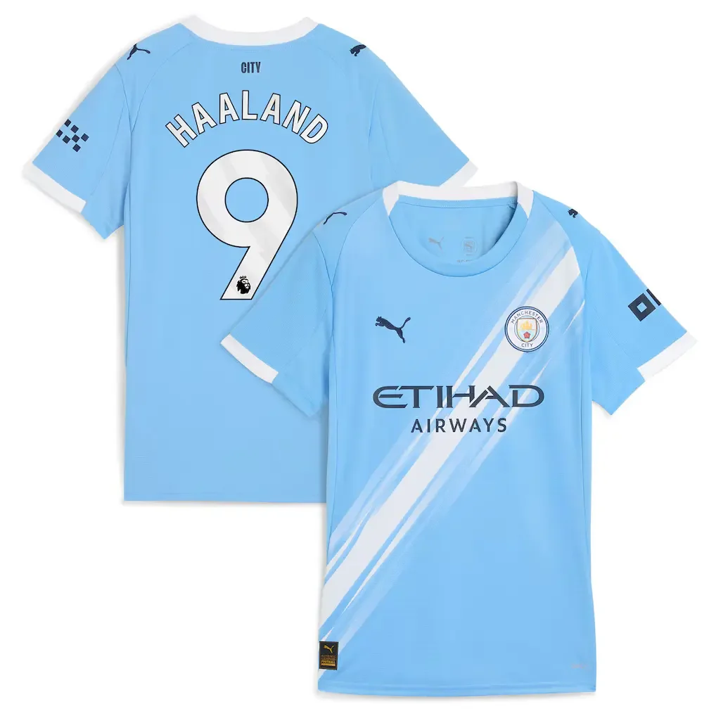 Manchester City PUMA Home Shirt 2025-26 - Womens Haaland 
 £44.75 
