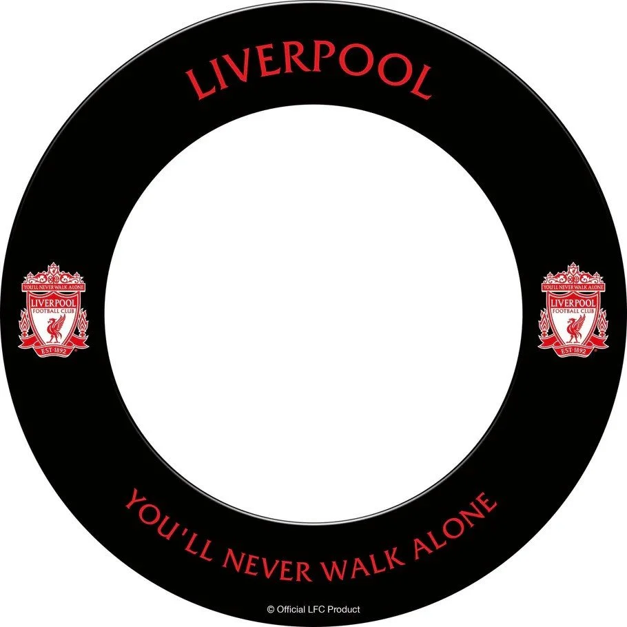 Liverpool FC Dartboard Surround - Official Licensed - LFC - S1 - Black - Red Crest - £41.95