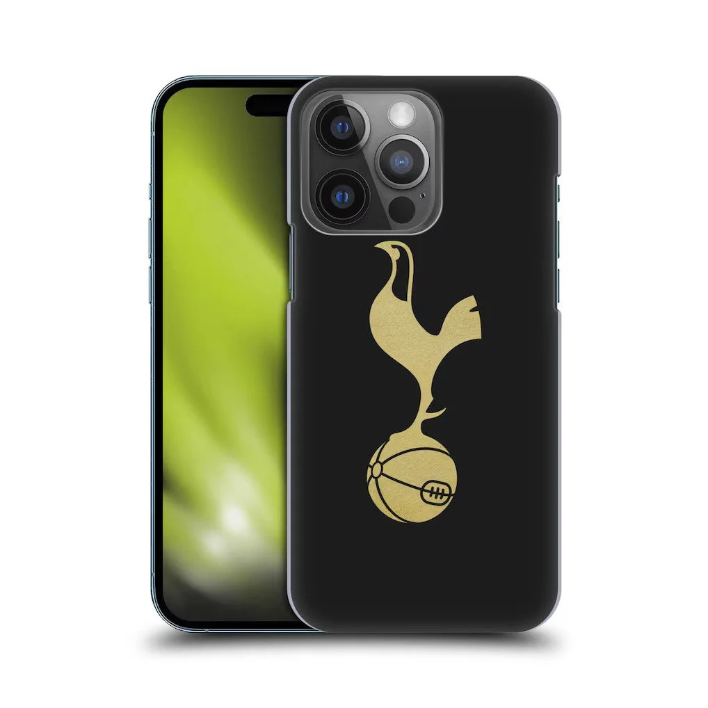 Tottenham Hotspur Cockerel Hard Back Phone Case Compatible - Black/Gold - iPhone - £15.00