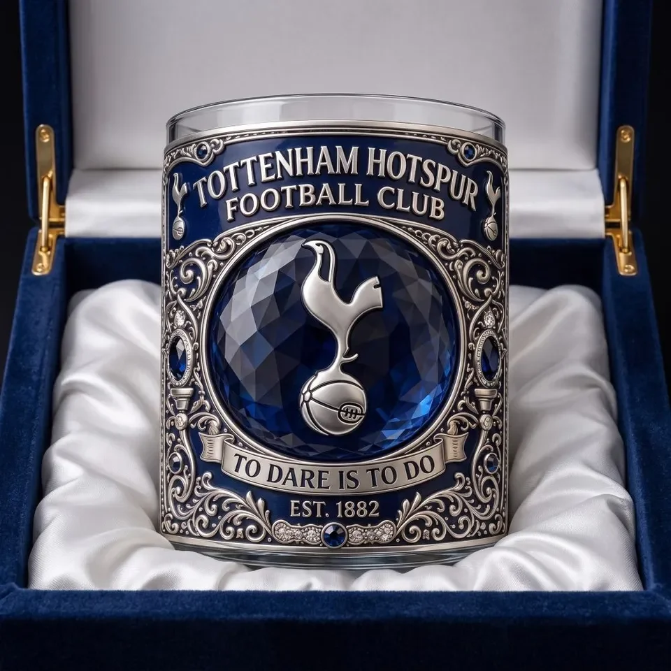 Spurs FC Whiskey Glass For Football Fan, Dad Gift (No Box) 
 £24.95 