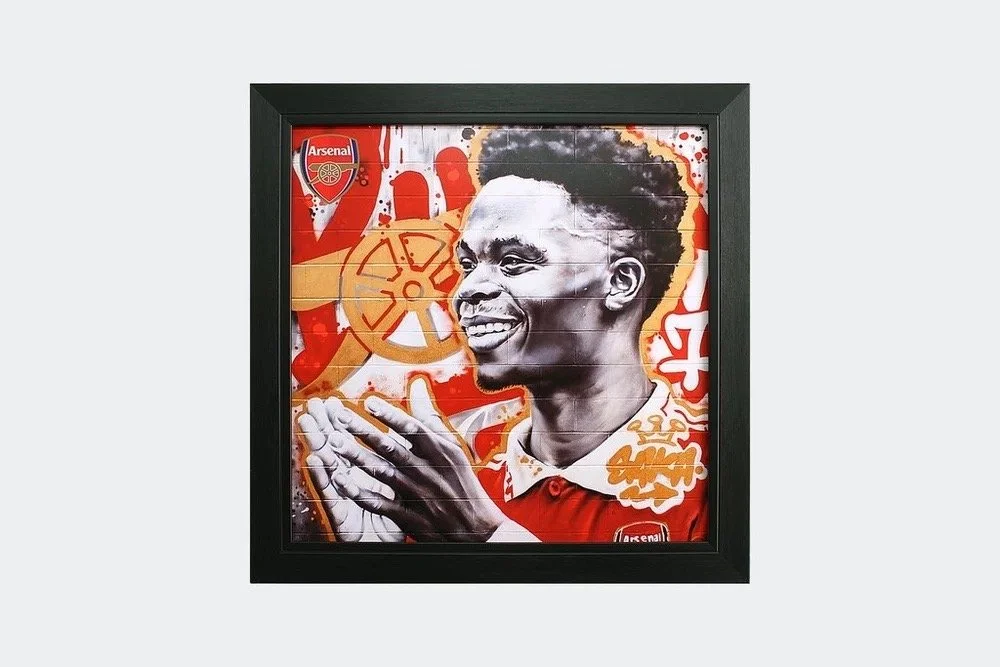 Arsenal Bukayo Saka Graffiti Print £40