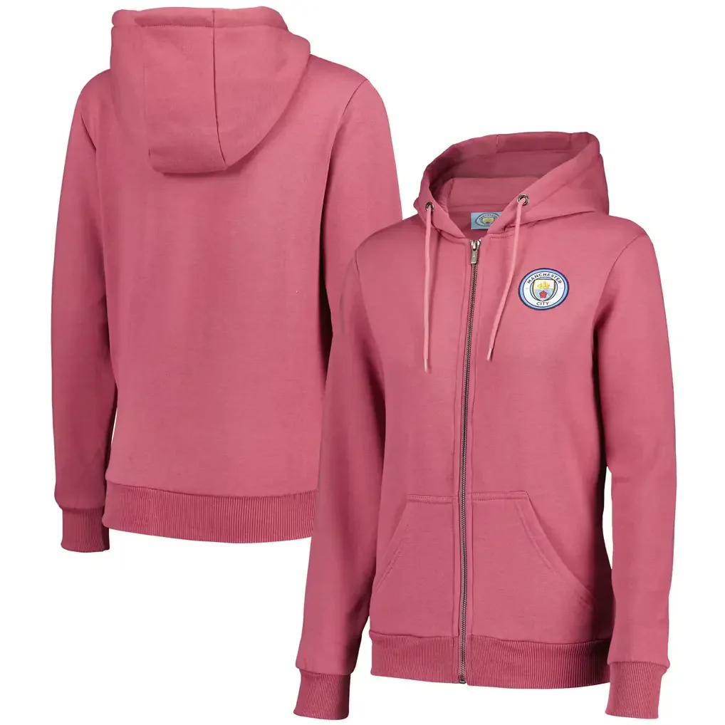 Manchester City Full Zip Hoodie - Hawthorn Rose - Womens
 £15.02 