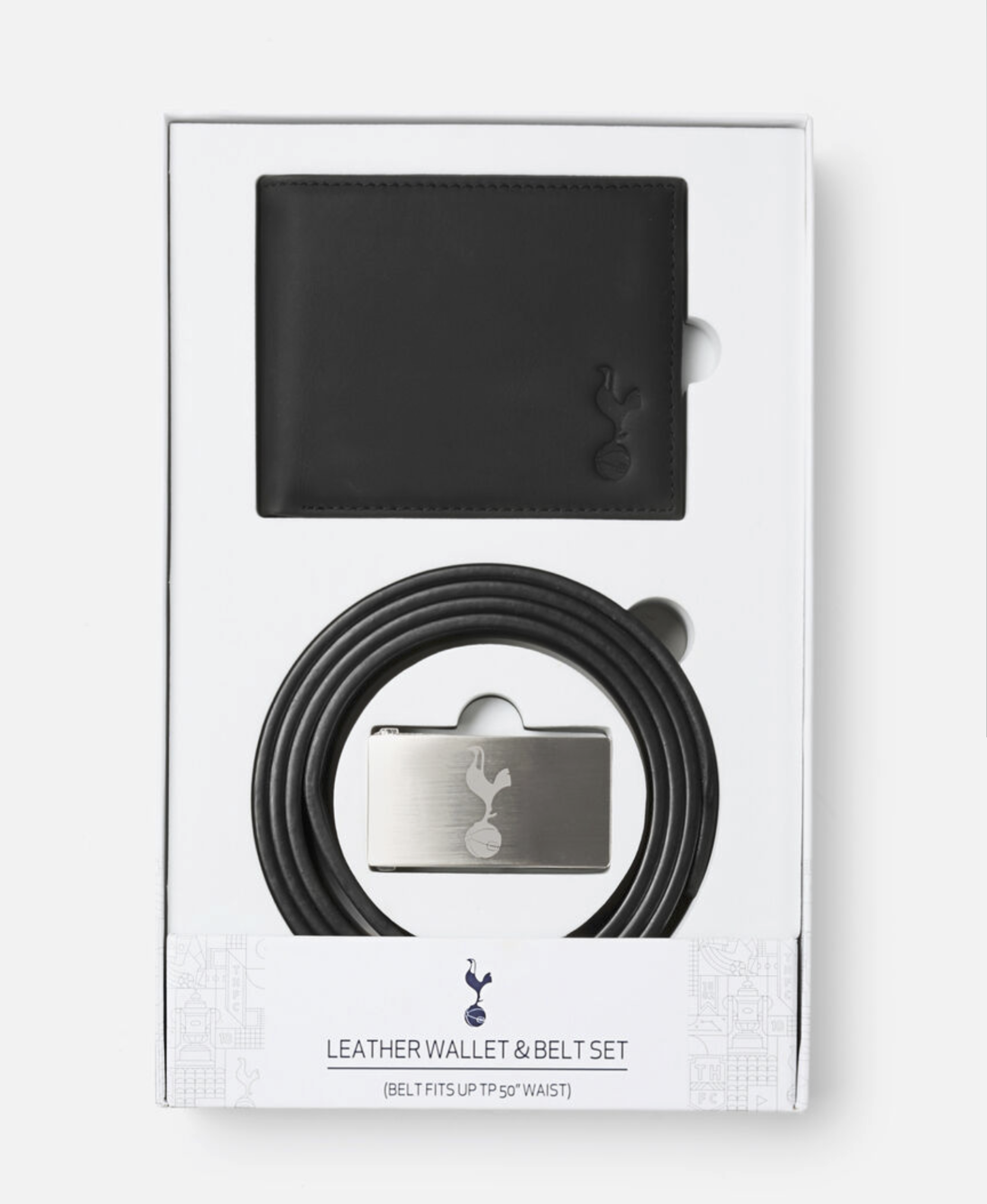 Spurs Black Leather Belt and Wallet Set
 £40.00 