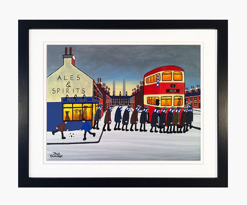 CHELSEA - Going To The Match framed print - £50
