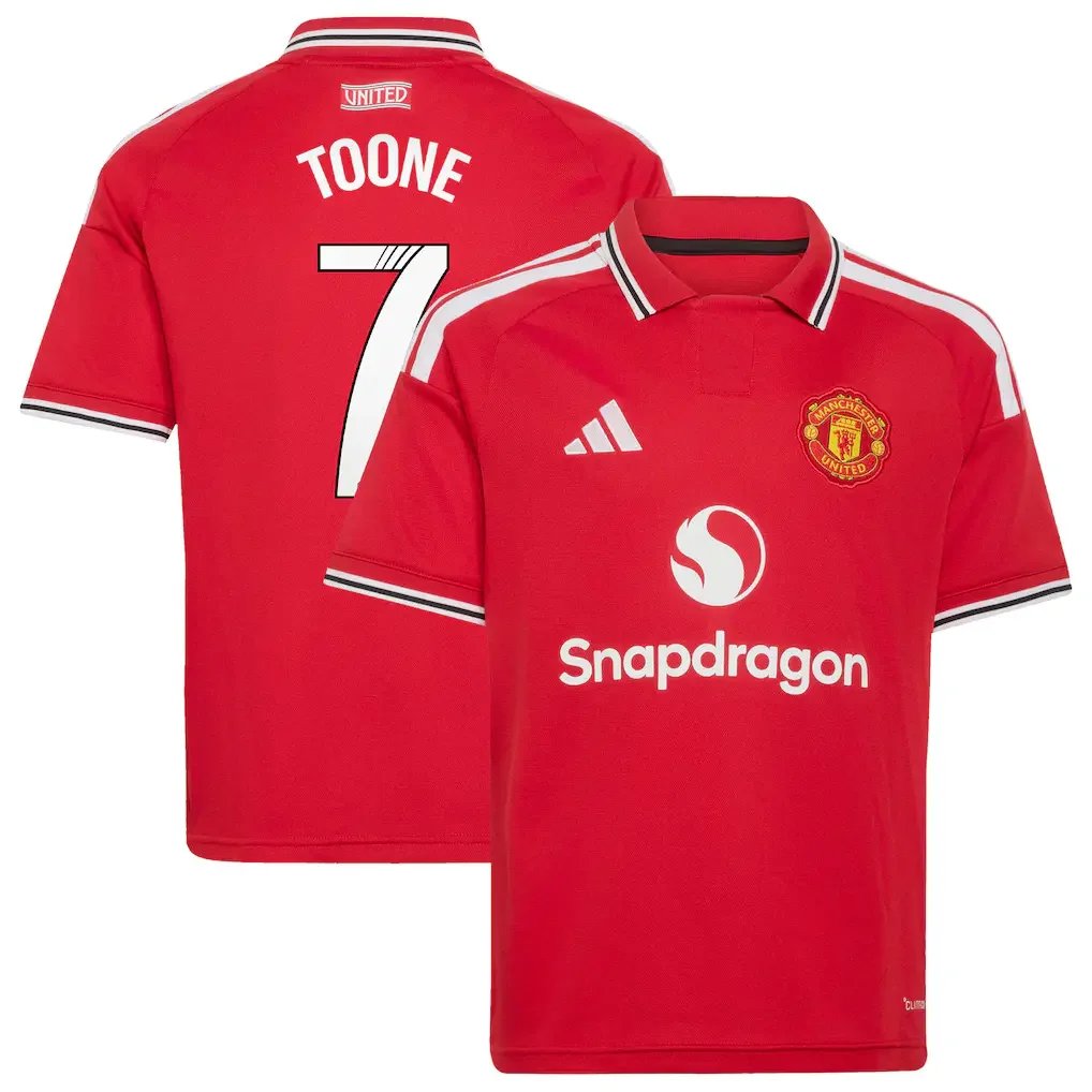 Manchester United adidas WSL Home Shirt 2026-27 - Kids Toone 
 £75.00 
