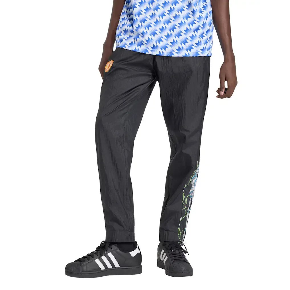 Manchester United adidas Originals 1990 Away Pants - Black - £80.00